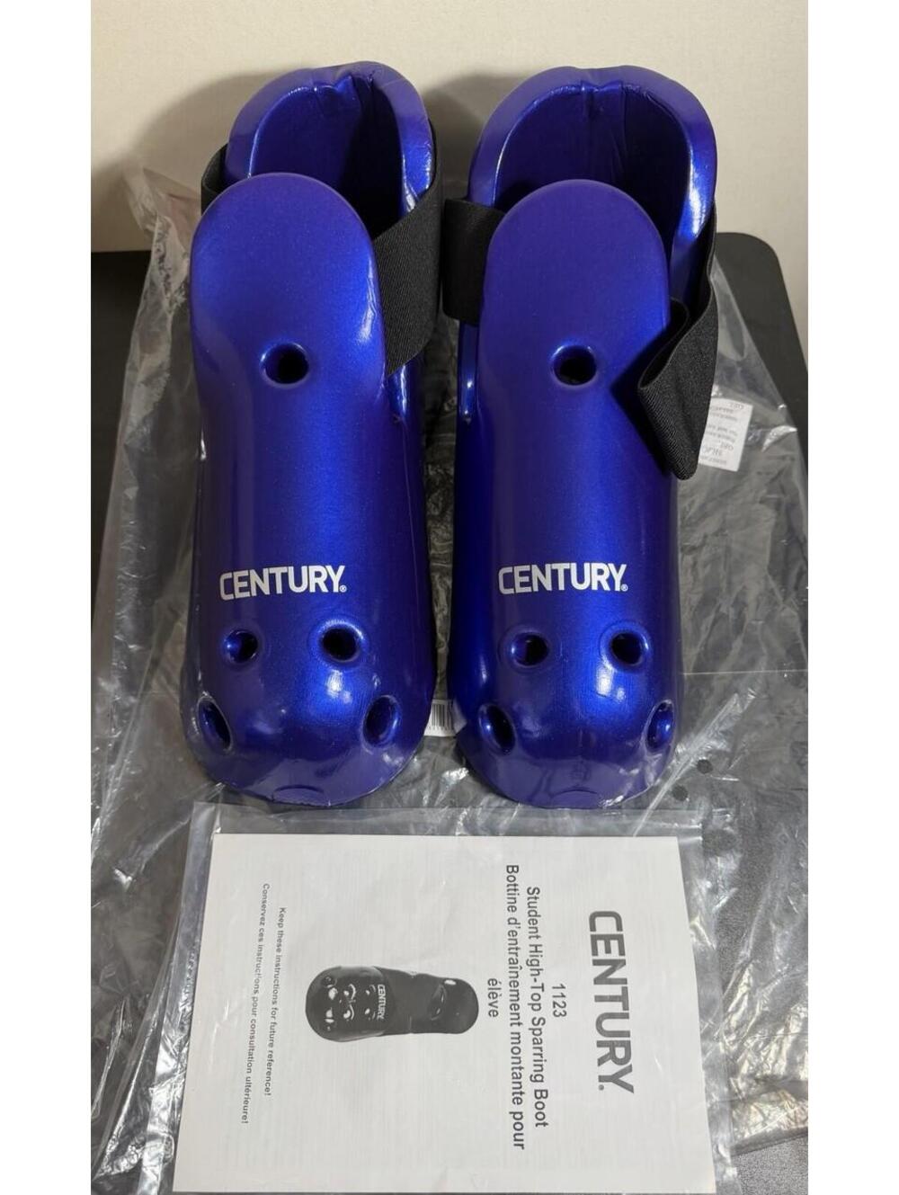 CENTURY Student  High Top Sparring Boots Martial Arts, MMA Adult 11/12 Purple